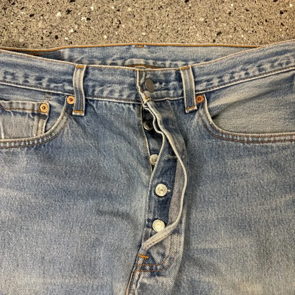 Vintage 1990s Levi's 501xx Made in USA Button Fly Denim Jeans